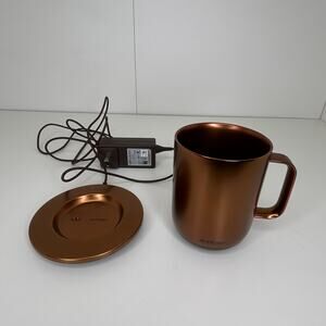 Ember Temperature Control Smart Mug 10oz Copper w/ Charging Coaster & Adapter